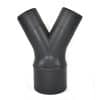 4 Inch x 2-1/2 Inch Two-Way Tube Coupler Adapter