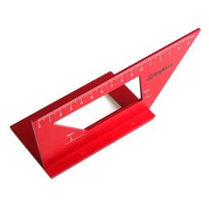 Solid Aluminum 45/90 Degree Layout Miter Gauge