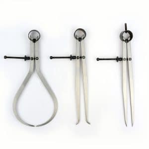 3 Pieces 8-Inch Spring Caliper / Divider Set