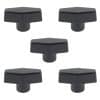 2 Inch T Knob Thread 3/8-16 (5/PK)