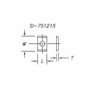 Reversible Insert Knives (2 Sided 1 Hole - pkg of 10)