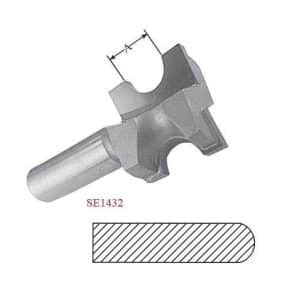 Half Round Router Bits bullnose