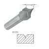 Point-Cutting Roundover Router Bits