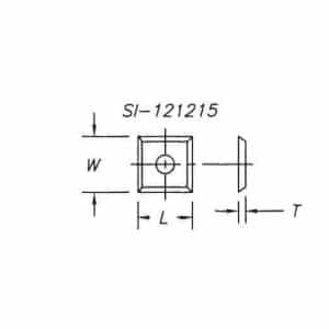 Reversible Insert Knives (4 Sided 1 Hole - pkg of 10)