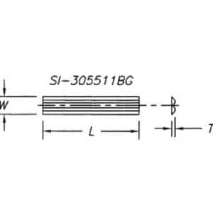 Reversible Insert Knives - 2 Sided Back Groove (pkg of 10)