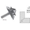45.0 Degree Lock Miter Router Bits
