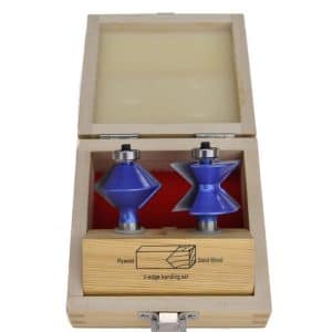 V-Groove Edge Banding Router Bit Set