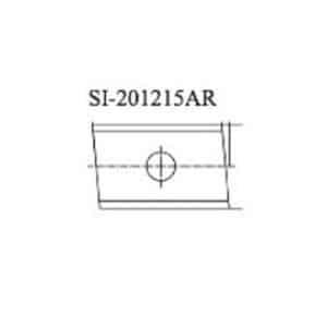 Reversible Insert Knives - End Angle 1 Hole (pkg of 10)