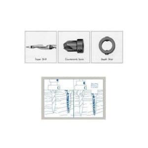 Wood Tapered-Drill Countersinks