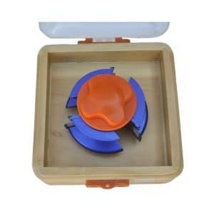 Door Edge Detail Shaper Cutters - woodshopbits.com Blue Tornado B 3/4 | D 2-5/8 | CL 1 | P C