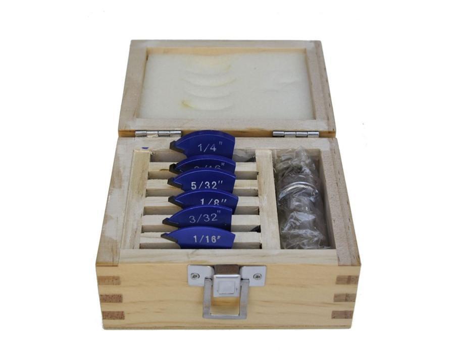 Blue Tornado Slot Cutter Router Bit 7 Piece Set