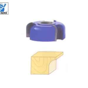 Drop Leaf Cove Shaper Cutters - woodshopbits.com Blue Tornado B 3/4 | D 2-5/8 | CL 1 | R 3/8