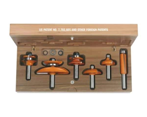 CMT Orange Tools 6-piece Cabinetmaking Router Bit Set