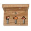 3-piece Divided Light Door Router Bit Set - woodshopbits.com CMT