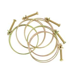 5 Pack 3 Inch Wire Hose Clamp