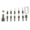 #10 5 Piece Taper Drill Set W. L. Fuller 10393010C