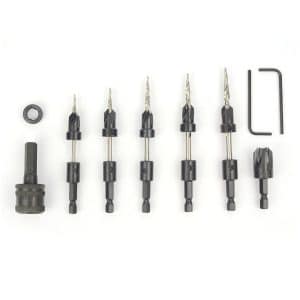 #10 5 Piece Taper Drill Set W. L. Fuller 10393010C