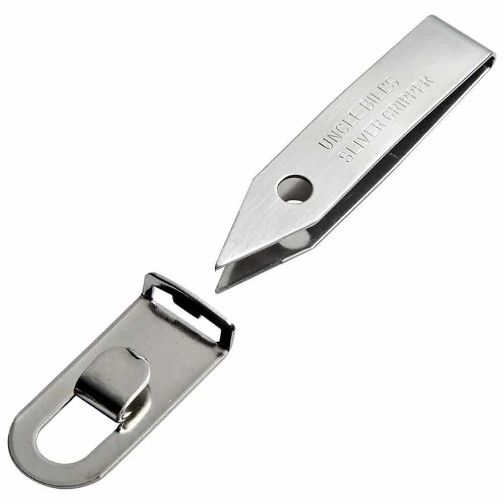 Sliver Gripper Tweezer with Keychain Clip Wood Shop Bits A Bit Better
