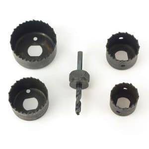 5 Piece Hole Saw Set