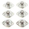 Heavy-Duty 1 Inch Conveyor Roller Ball Transfer Bearings, Set of 6