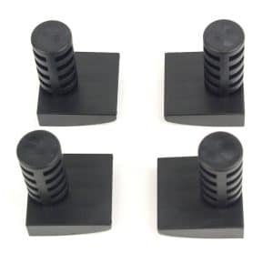 Plastic Bench Dog (Set of 4)