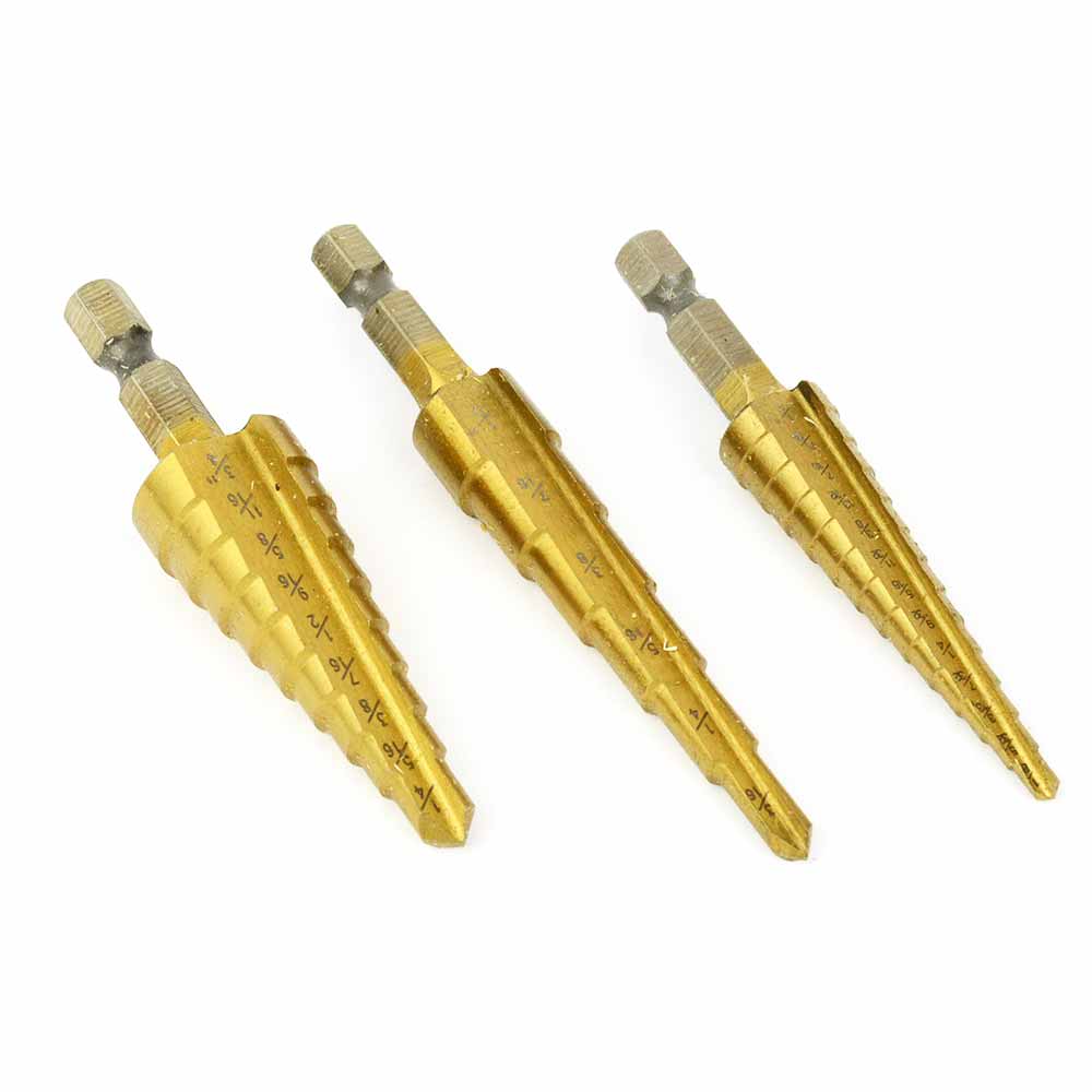 HARFINGTON 4-Pack 11mm (7/16") Jobber Drill Bits - Black Nitride Coated HSS 4341 Bits For Metal, Wood, Plastic