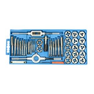 40 Piece Carbon Steel Metric Tap and Die Set