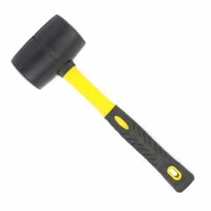 32 oz Rubber Mallet with Fiberglass Handle
