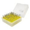50-Pieces 1/8 Inch Shank Diamond Coated Mounted Points - Small