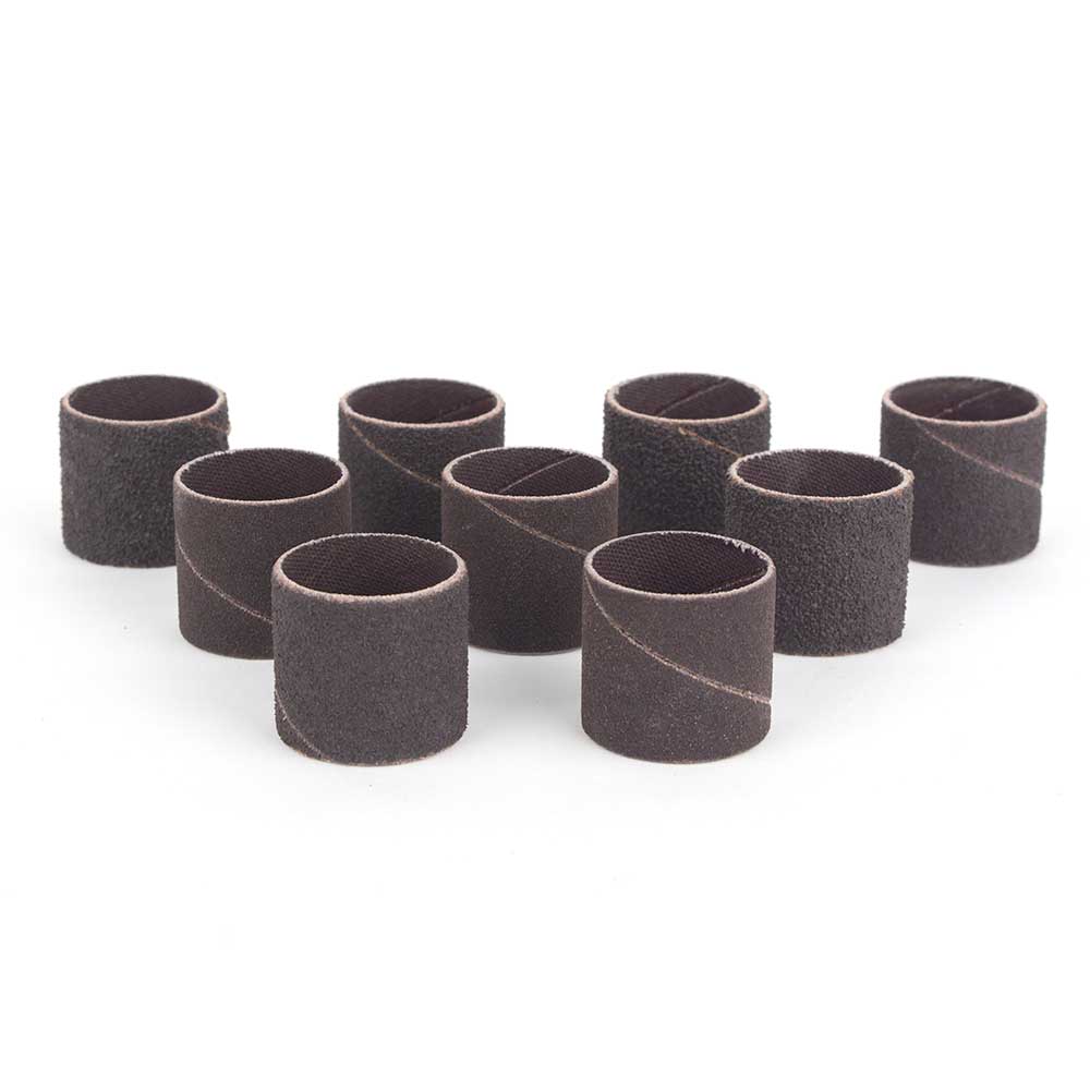 Big Horn 19534 Sanding Sleeves - 2" X 1.5" 9-Piece Set With Coarse, Medium & Fine Grits