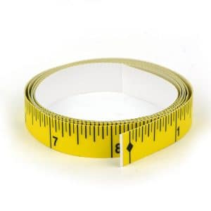 48 Inch Lengths 9/16 Inch Width  Self Stick Tape Rule