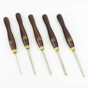5 Pieces Miniature Woodturning Tool Set