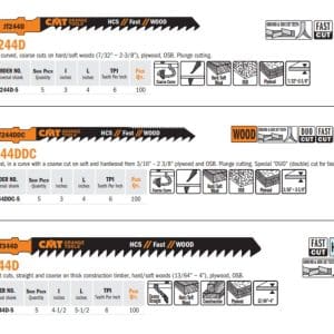Jig Saw Blades for Wood