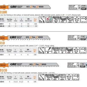 Jig Saw Blades for Wood