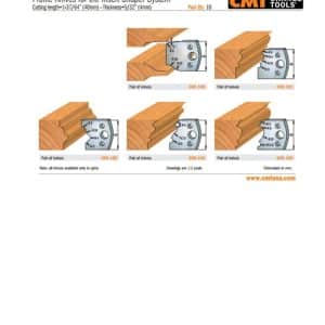Profile Knives for Insert Shaper Heads (Profiles 100-193)