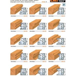 Profile Knives for Insert Shaper Heads (Profiles 100-193)