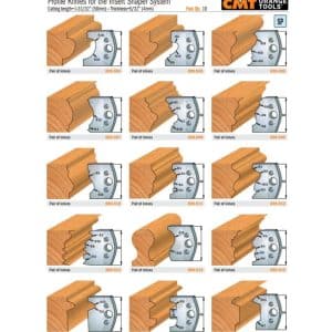 Profile Knives for Insert Shaper Heads (Profiles 500-580)