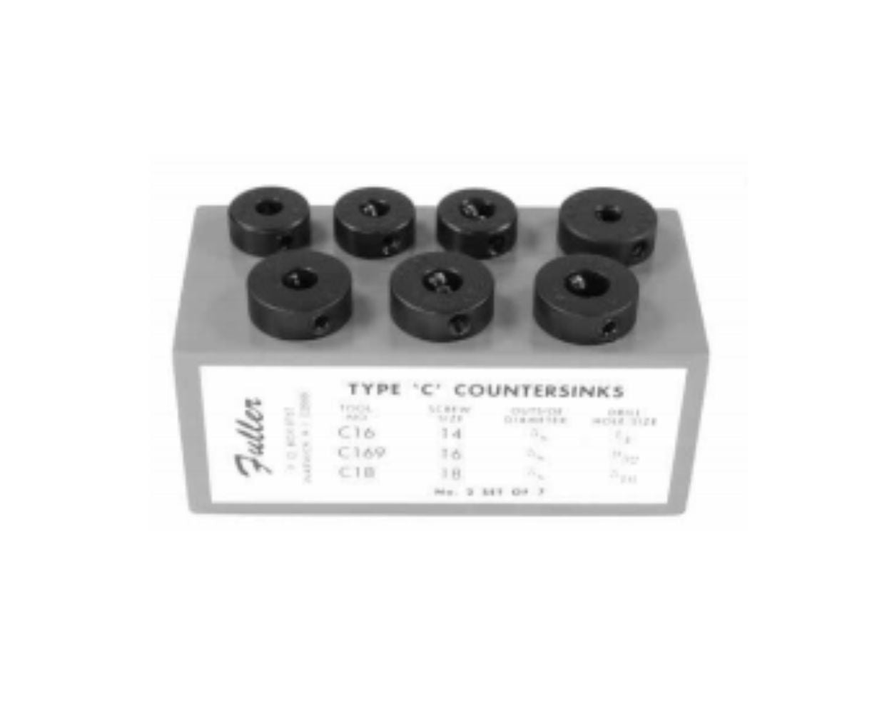 W.L. Fuller Inc. Fuller Type "C" Countersink, TaperPoint Drill, Plug