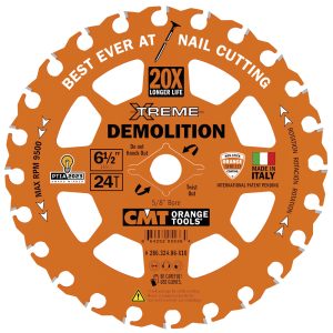 Demolition Blade 7-1/4”X0.090”/0.049”X5/8”<> T=24 Atb
