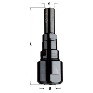 Router Collet Extension With 1/2’’ Collet