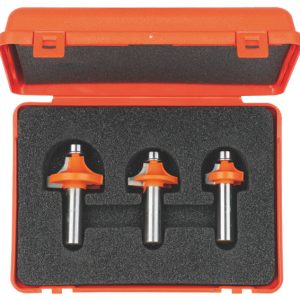 Roundover Set R=1/4” - 3/8” - 1/2” S=1/4” (3-Pcs.)