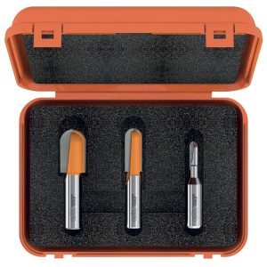 Round Nose Set R =1/8” - 1/4” - 3/8” S=1/4” (3-Pcs.)