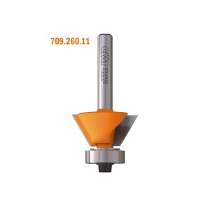 Combination Trimmer Bit D=1/2”X5/16” A=22° S=1/4”